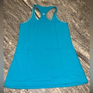 Size 10/12 Lululemon cool racerback yoga tank in surge blue